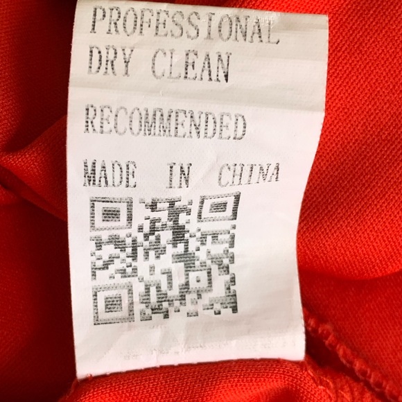 CBR RED OFF SHOULDER MERMAID FISHTAIL RUFFLE PARTY DRESS. WOMEN’S SIZE L… - Picture 10 of 10